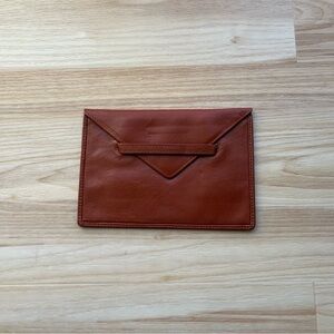 Brown Leather Envelope for pictures or passports